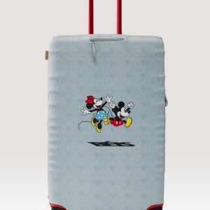 The Disney Large Check-In Luggage Cover in Blue Jeans